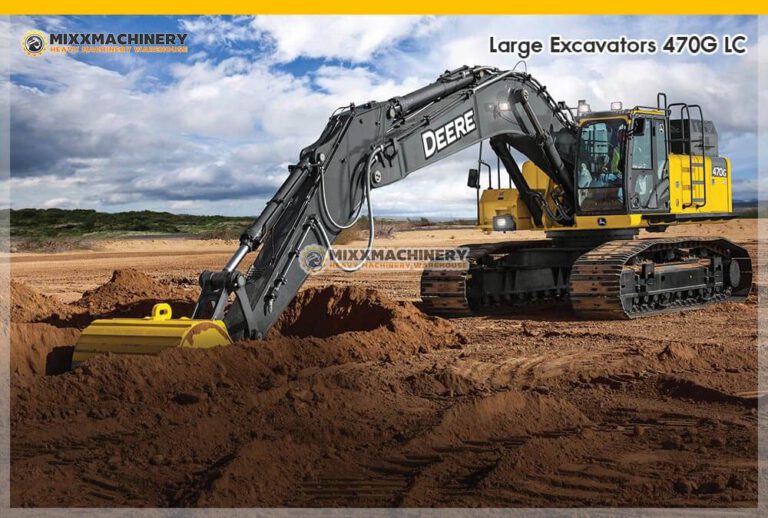 รถขุดใหญ่ John Deere 470G LC